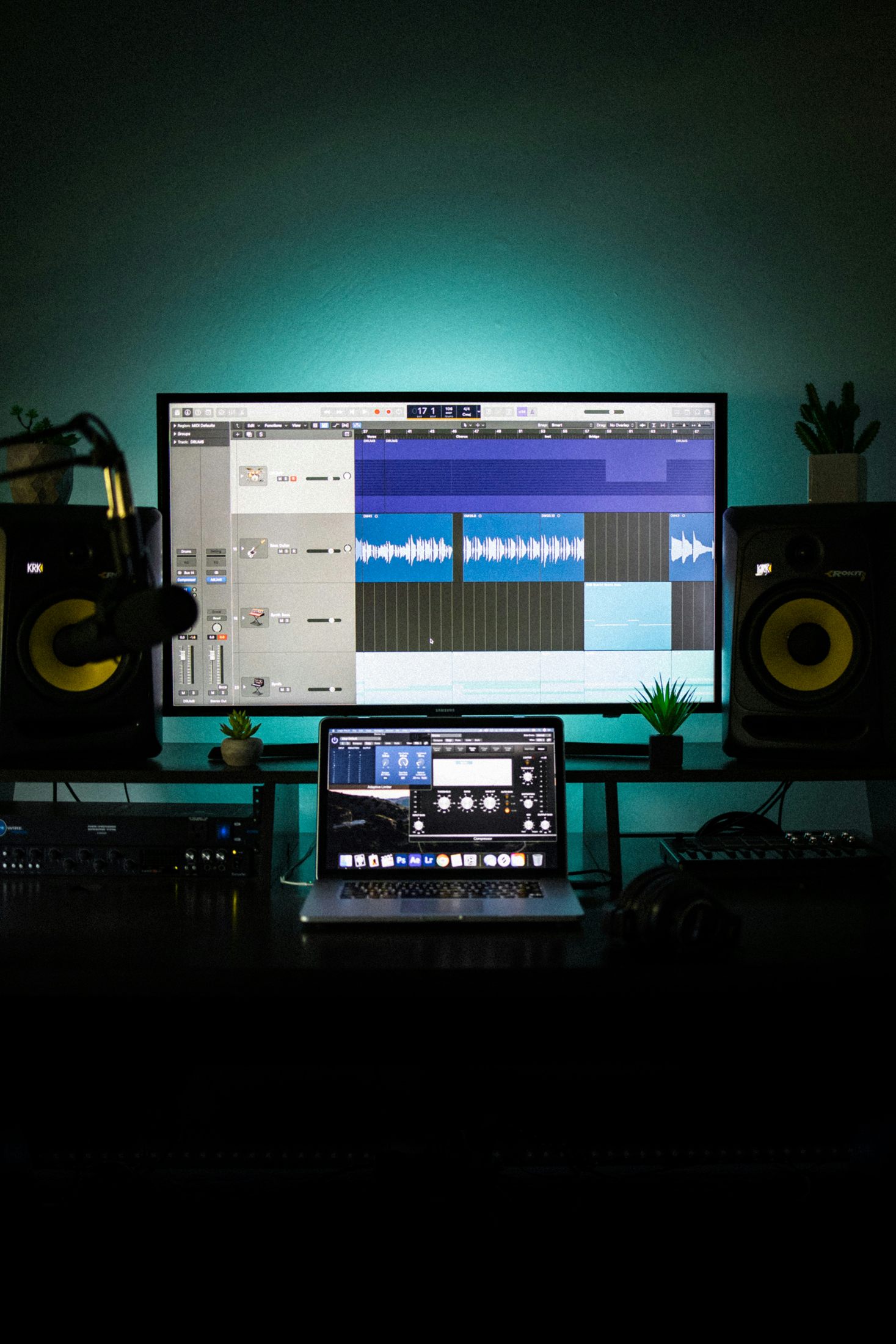 Production and editing desktop setup